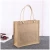 Import wholesale plain jute beach bags logo print jute shopping bag hessian burlap tote jute bag from China