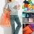 Import Wholesale Polyester Folding Foldable Grocery Bag, Custom Nylon Reusable Foldable Shopping Bag from China