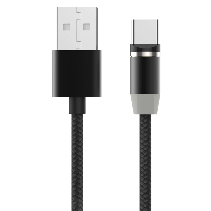 Wholesale Portable mini led usb c cable braided micro magnet 3 in 1 usb cable c to light cabl