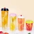 Import Wholesale PP Frosted reusable bubble tea Cup custom Clear smoothie Juice milktea Plastic Cups with lids from China
