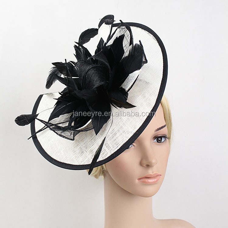 Wholesale Pretty Styles Kentucky Derby Race Feather Fascinator with Hairband
