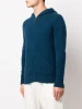 Wholesale price knitted zip-up pure cashmere hoodie for men cashmere sweater