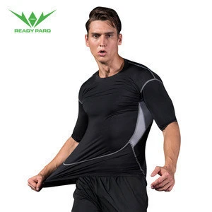 Wholesale printing running t shirts mens fitness running wear with your own logo