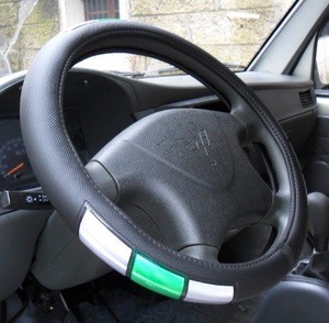 Wholesale products pvc leather universal car steering wheel cover 15inch