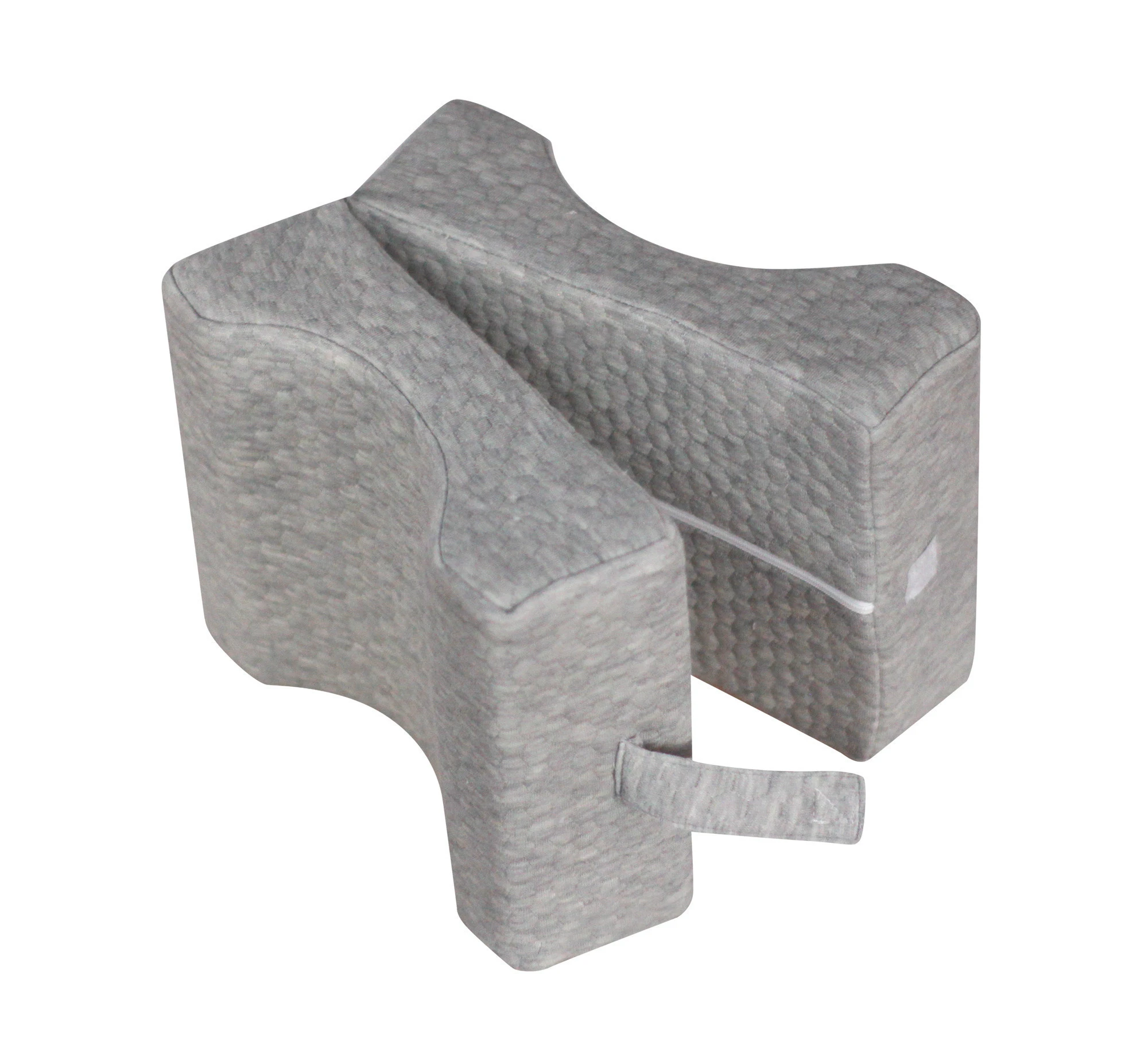 Wholesale Sciatic Nerve Pain Relief Folded Foldable Fibre Cover Memory Foam Contour Leg Knee Pillow Pad for Sleeping