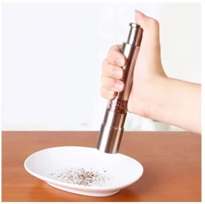 Wholesale Stainless steel manual pepper grinder multi-purpose black pepper mill