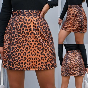 Wholesale Womens Sexy Skirt Designed Leopard Print Skirt Ladies Summer Skirt