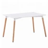 Widely Used Modern Furniture Rectangle Wooden Dining MDF Table