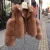 Import Winter 2020 locomotive sheepskin fur coat model designer ladies real fox fur coat woman fashion leather coat from China