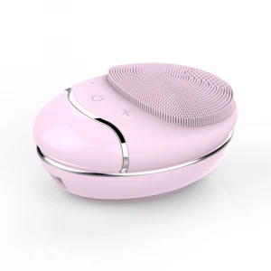 Wireless charging Micro Waving Makeup Remove Silicone cleansing facial brush