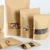 Import WK01 Best selling custom packaging zipper stand up kraft paper bag with window for food from China