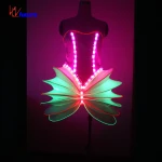 WL-008 LED teletubbies glowing Skirt LED Dress for girls performance wear Cosplay LED Costume Glow Party Dress Rave Clothes wear