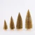 Import Wood Mini Christmas Gold Tree Artificial Christmas Small Tree Table Top Tree Craft for Christmas Decoration from China