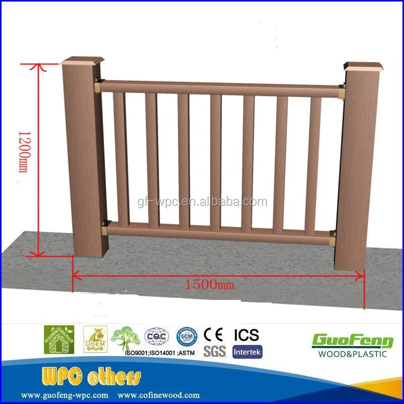 wood plastic composite outdoor furniture board wpc garden fence factory