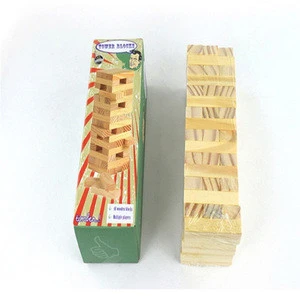 wooden building blocks educational garden game