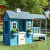 wooden cardboard playhouse for kids diy