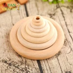 Wooden Rings For Crafts For decoration wooden Macrame Rings