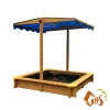 Wooden sandbox /sandpit/ playsets/ garden toys/ children sand pit with umbrella and base fabric