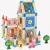 Import wooden toys DIY doll house made in China for sale from China