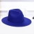 Import Woolen Cap Factory Direct Autumn And Winter fedora New Large Side Plain Light Board Hat Fashion Elegant Hat Wholesale from China