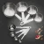 Import WORTHBUY 4 Pcs/Set Stainless Steel Measuring Cups And Measuring Spoons Set Kitchen Tools For Baking Sugar Coffee Graduated Spoon from China