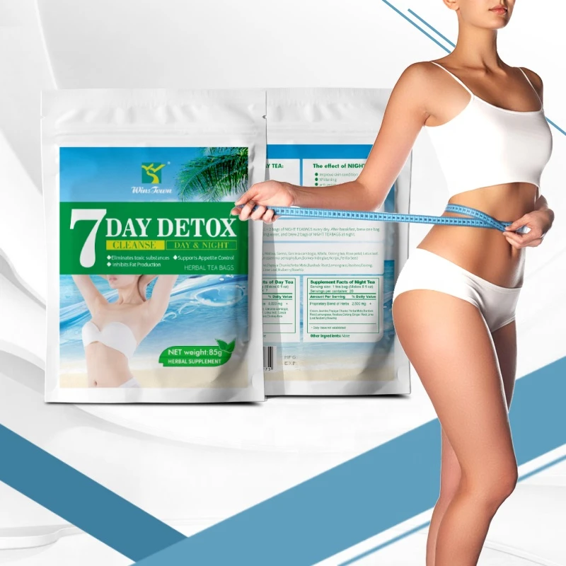 WT09 Nature Healthy private label 7 day detox slimming tea for detox flat tummy keep fit cleanse slim tea