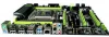X79 Turbo motherboard for gaming, desktop mainboard with 4 DDR3 memory slots, 3 PCIEX16, 6 SATA, USB3.0