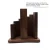 Import Yieryi High Quality Kitchen Accessories High Quality Natural Walnut Wood Knife Holder Magnetic Knife Block from China