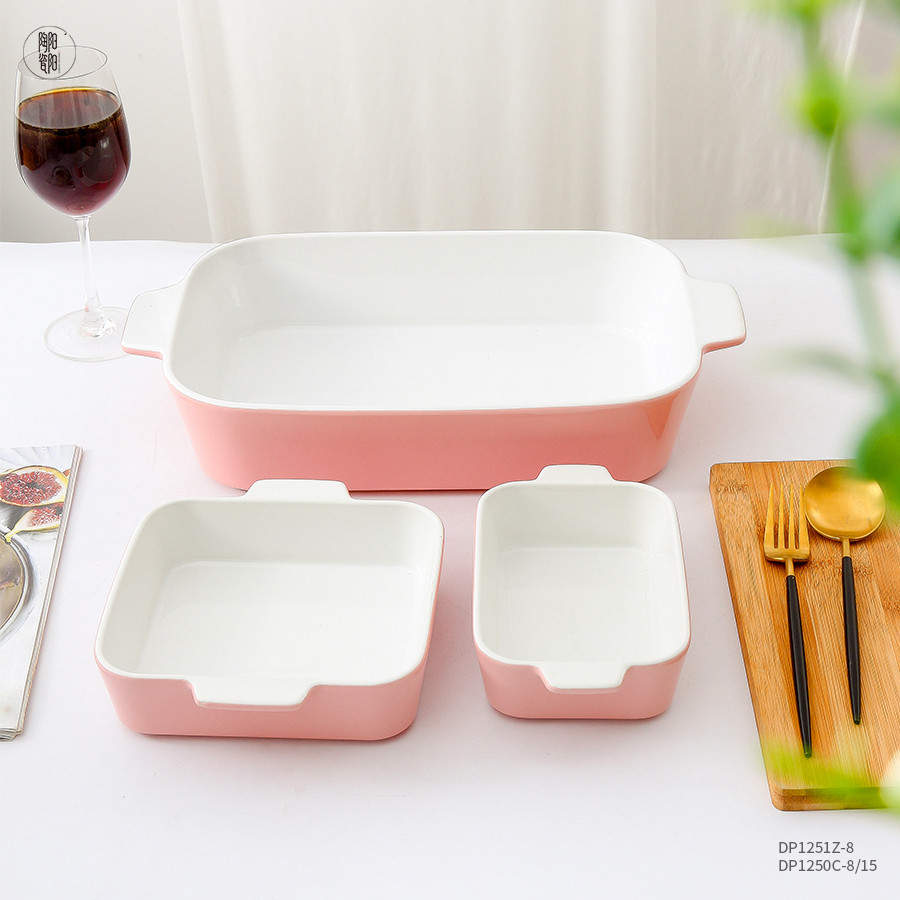 Buy Yumiplus Custom Rectangular Set Of 3 Baking Pans Set Special ...