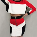 YX Fashion Jumpsuits Women 2018 Dress 2 Pieces Set