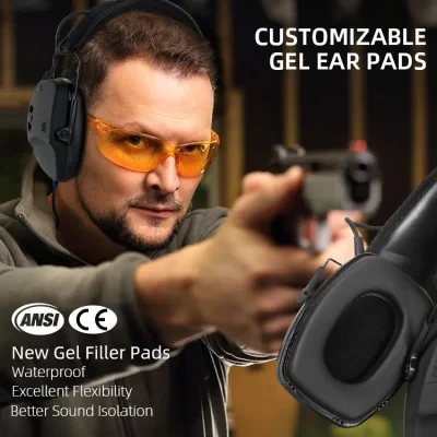 Zh Em030 Built-in Microphone Snr 27dB Earmuff for Shooting Tactical Active