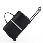 zhiao custom logo cheap duffle foldable luggage traveling bag roller weekend travel bag with wheels