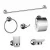 Import Zinc Alloy bathroom accessory   chrome Robe Hook with two legs from China
