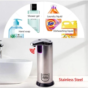 Automatic Soap Dispenser Touchless Sensor Stainless Steel Liquid Soap Dispenser