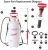 Import 8L 2Gallons  High Quality Health Disinfection 8L Shoulder Manual Sprayer from China