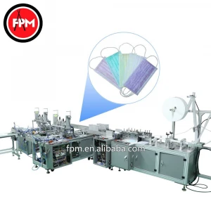 FPM medical face mask blank nonwoven semi automatic face mask making machine