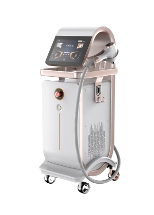 2022 New 755Nm+808Nm+1064Nm Laser Hair Removal Machine With High Power 2000W+1200W Skin Care Machine
