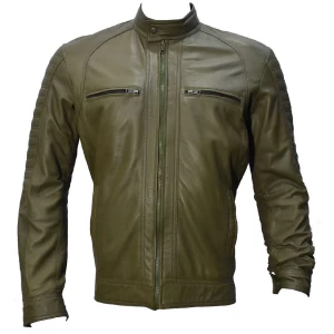 Green Real Leather Jackets