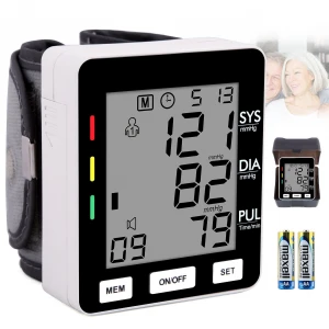 Best digital electronic wrist sphygmomanometer blood pressure monitor
