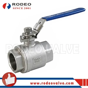 Two Piece Screwed Stainless Steel Ball Valve
