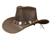 Buffalo Nickel Leather Hat