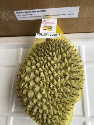 Premium IQF Frozen Durian Vietnamese