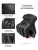 Import INBIKE Fingerless Motorcycle Gloves Summer Breathable Goatskin Leather Wear Resistant Hard Knuckle from China