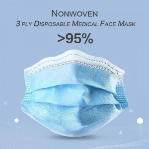 Nonwoven 3 ply Disposable Medical Face Mask