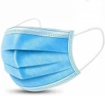US STOCK CE FDA 3PLY 50Pcs Disposable Face Masks 3 Ply Protective Safety Mask for Dust, Air Pollution Elastic Earloop