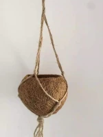 Coir hanging pot