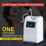 Olive Low Price Used Oxygen-Concentrator 10 litre Hight Purity Dual Flow Oxgen Concentrator10l With Nebulizador