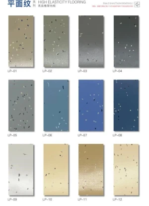 Qili Rubber Plastic Flooring Flat Grain Series (Coil)