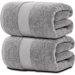 Extra Thick 400 GSM Bath Sheet Large Size 35 by 70 Inches Durable and Plush