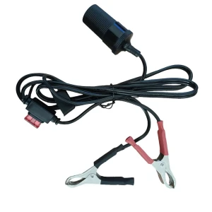 Car Cigarette Lighter Extension Cord Female Socket to Battery Alligator Crocodile Clips Connector 4ft, Car Accessories,